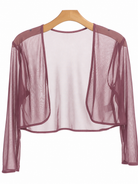 Chiffon MJ Bolero Mauve