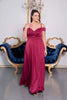 Silky Satin Off Shoulder Evening Dress with Pockets Mauve video